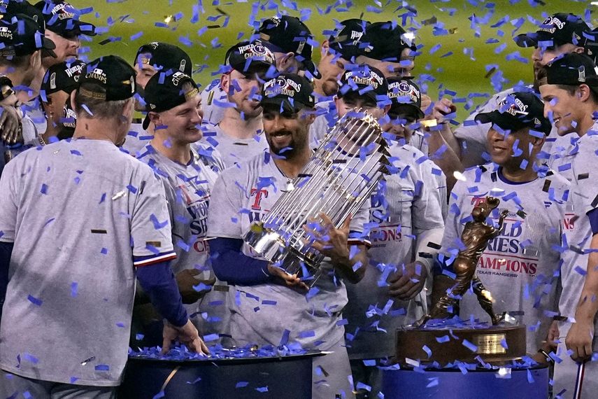 ¡Texas Rangers son campeones de la Serie Mundial! Su primer título en MLB