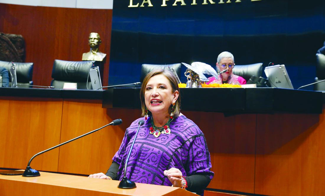 Xóchitl Gálvez solicita licencia para separarse del Senado