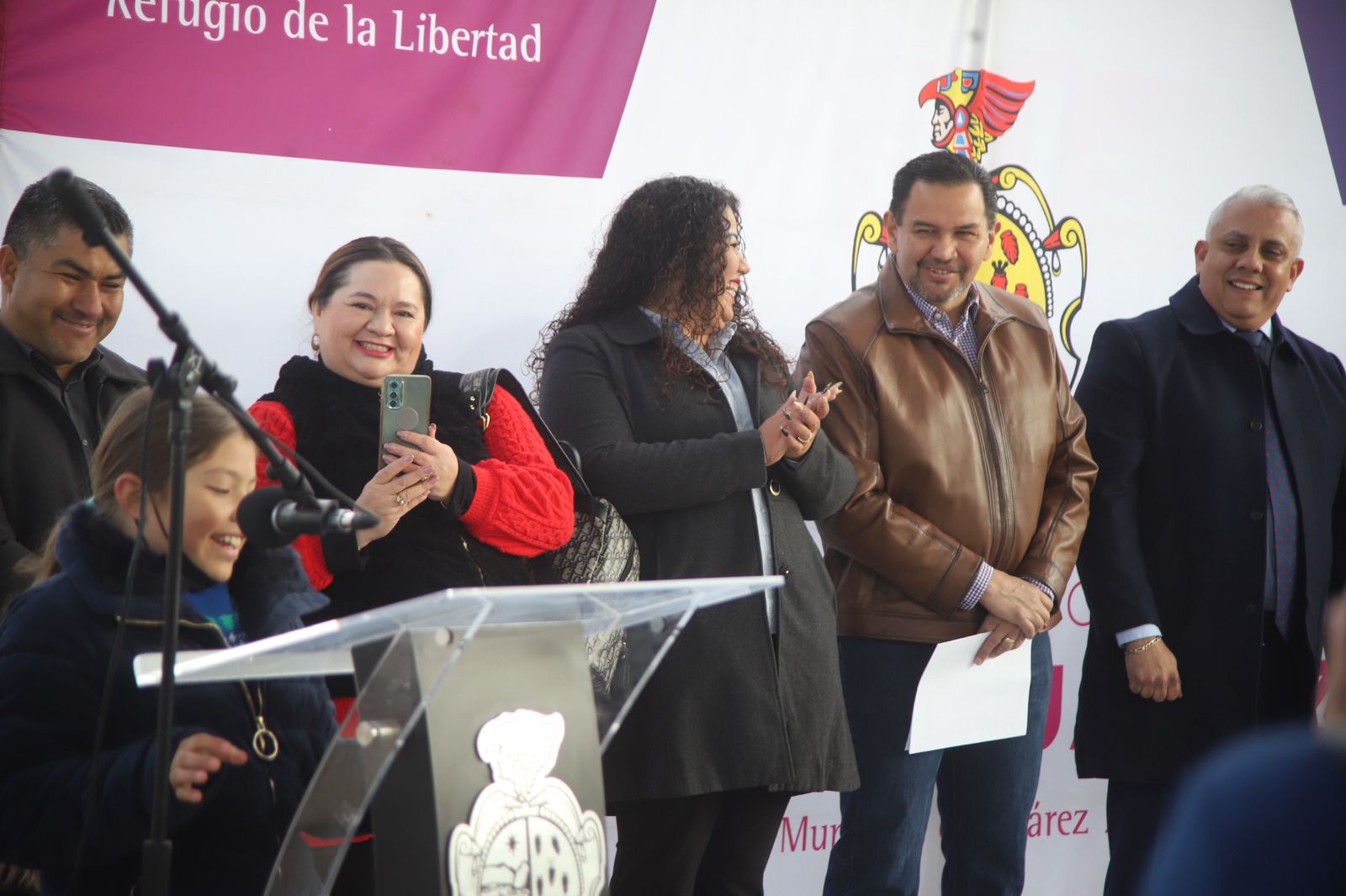 Entrega Presidente Cruz Pérez Cuéllar rehabilitación de la Escuela Primaria Mahatma Gandhi