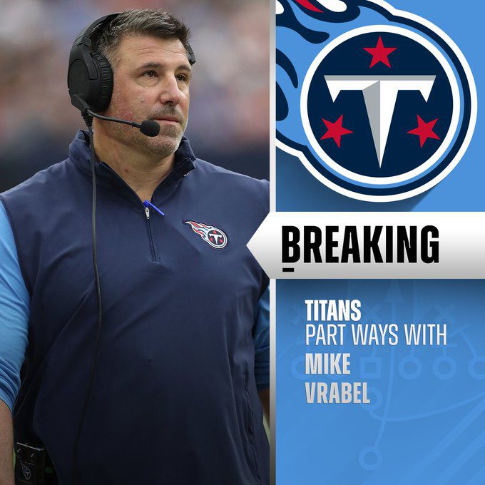 Mike Vrabel es despedido como coach de los Tennessee Titans; ¿llega a los Patriots?