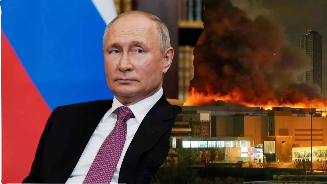 Putin clama venganza y afirma que los detenidos por el atentado de Moscú intentaron huir a Ucrania