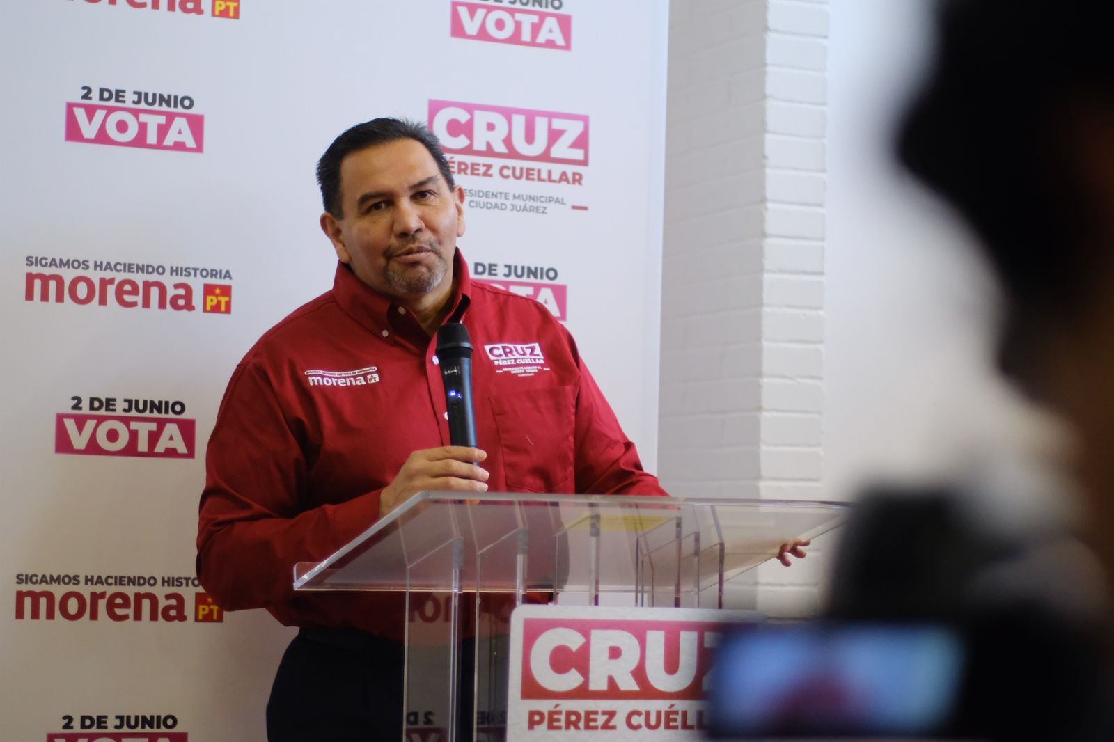 Cruz Pérez Cuéllar promete continuar con el trabajo y récord de obras en Juárez