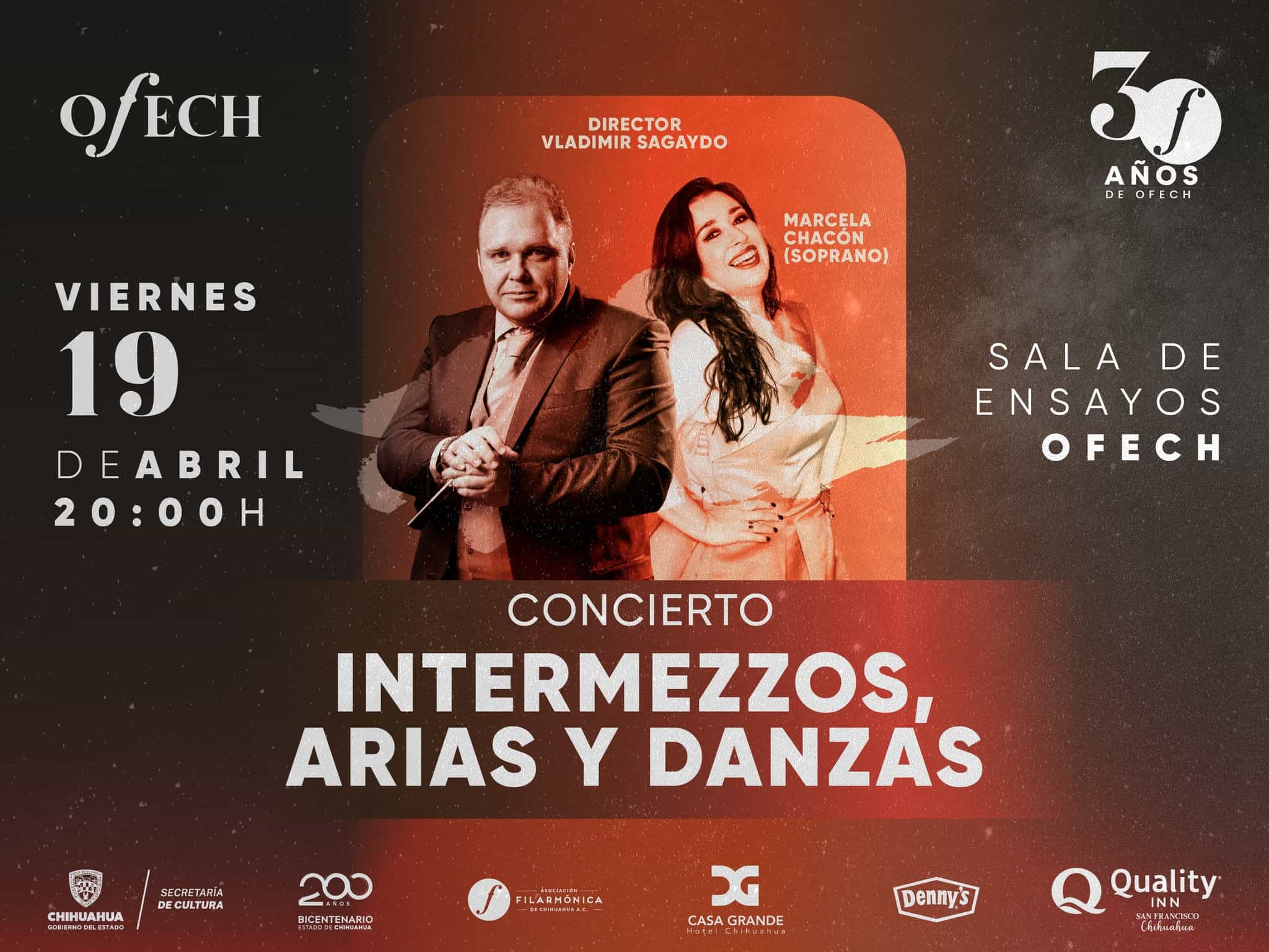 Anuncia OFECh el concierto “Intermezzos, Arias y Danzas” bajo la batuta del director ruso Vladimir Sagaydo