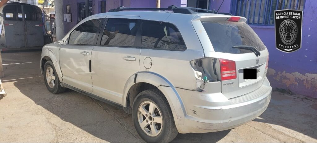 Recuperan camioneta robada recientemente en la ciudad de Cuauhtémoc
