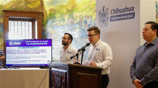 Clausuró Gobernación Municipal seis establecimientos del 20 al 26 de mayo