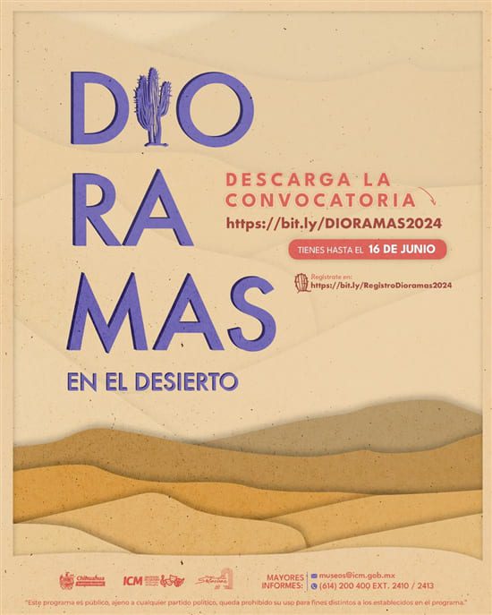 Invitan a participar en la convocatoria Dioramas del Desierto
