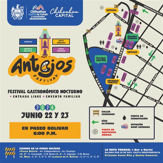 Conoce las vías alternas que habrá en el Centro por festival “Antojos por Cuulinaria”