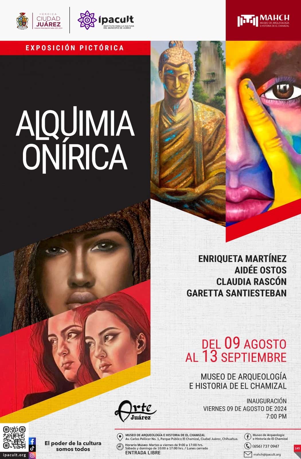 IPACULT invita a la exhibición “Alquimia Onírica” en el Museo de Arqueología e Historia de El Chamizal