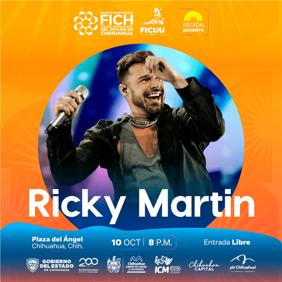 Hoy comienza el FICH-FICUU 2024 con el concierto de Ricky Martin