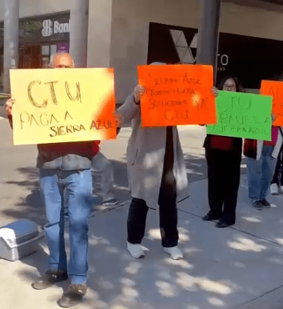 Protestan en D1 vecinos de Sierra Azul contra CTU