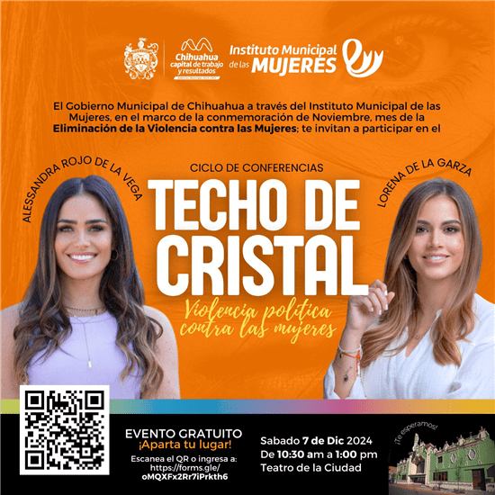 Invitan a la conferencia “Techo de Cristal”